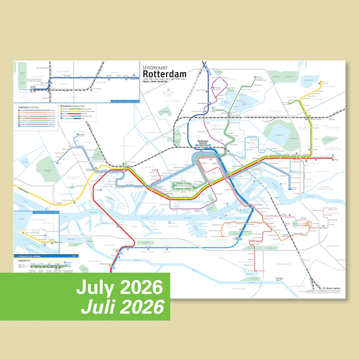 Rail Map Rotterdam