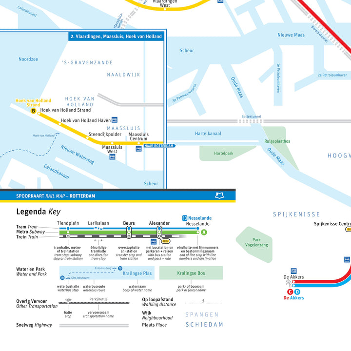 Rail Map Rotterdam
