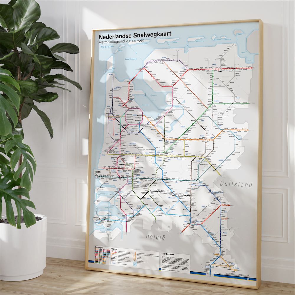 Nederlandse Snelwegkaart 2024