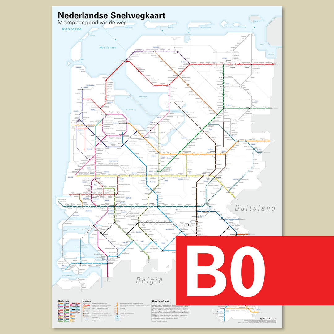 Dutch Highway Map 2025