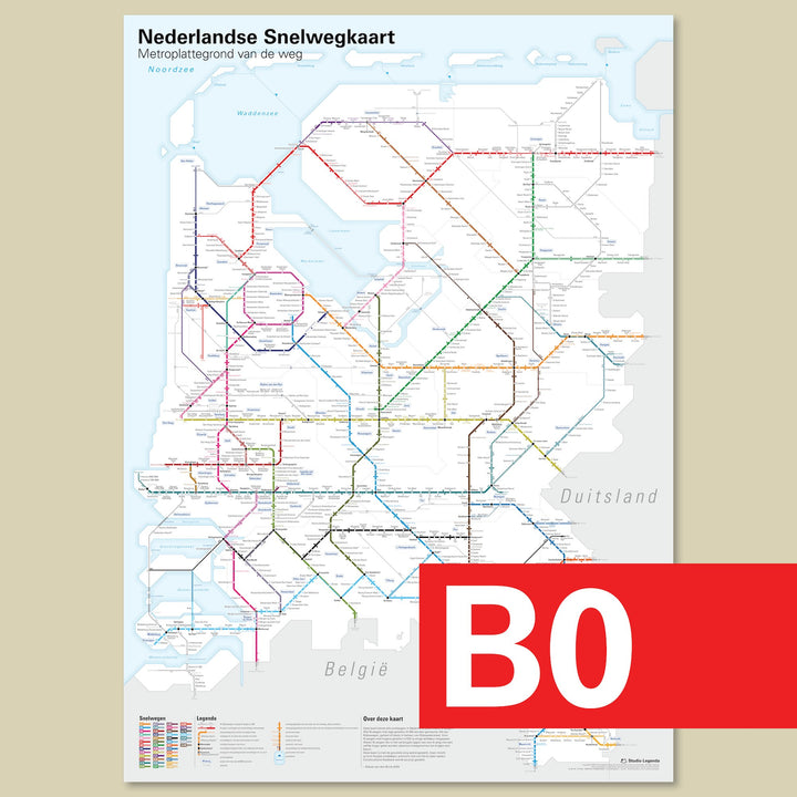 Dutch Highway Map 2025
