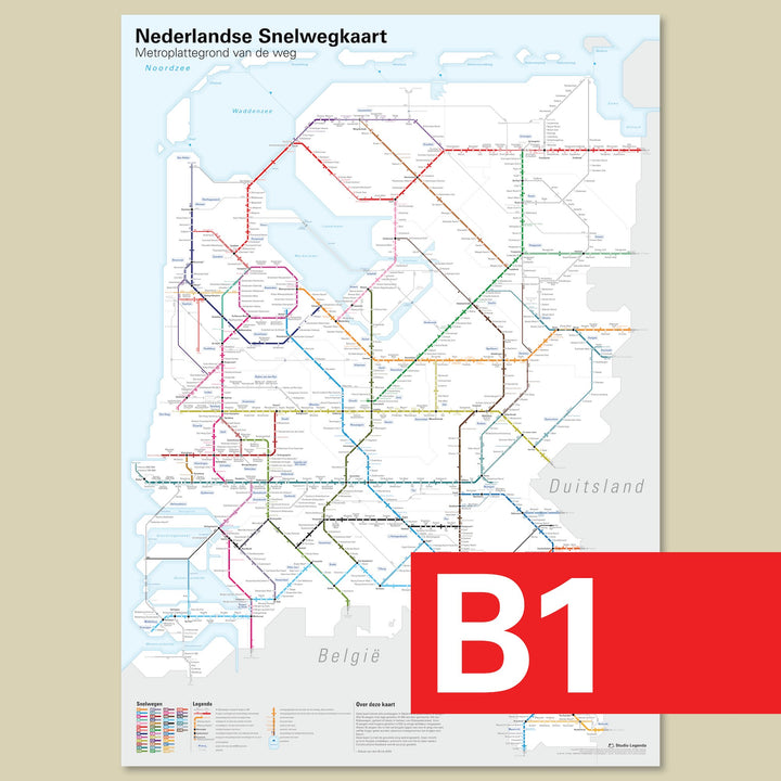 Dutch Highway Map 2025