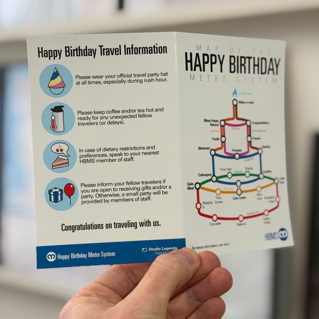 Happy Birthday Card (Set of 5)