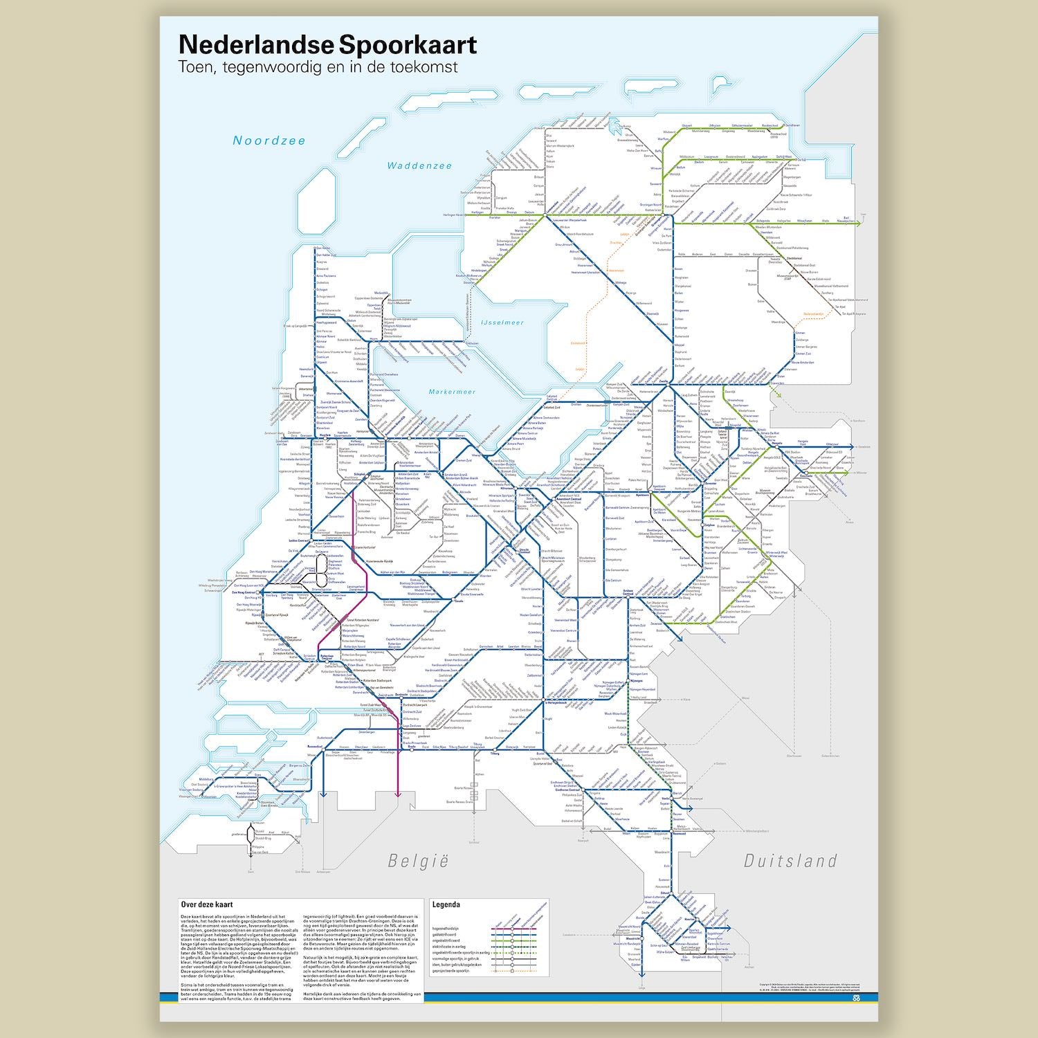 Nederlandse Spoorkaart 2024