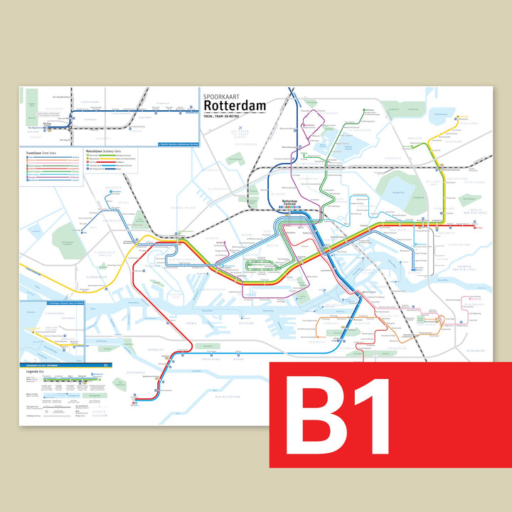 Rail Map Rotterdam