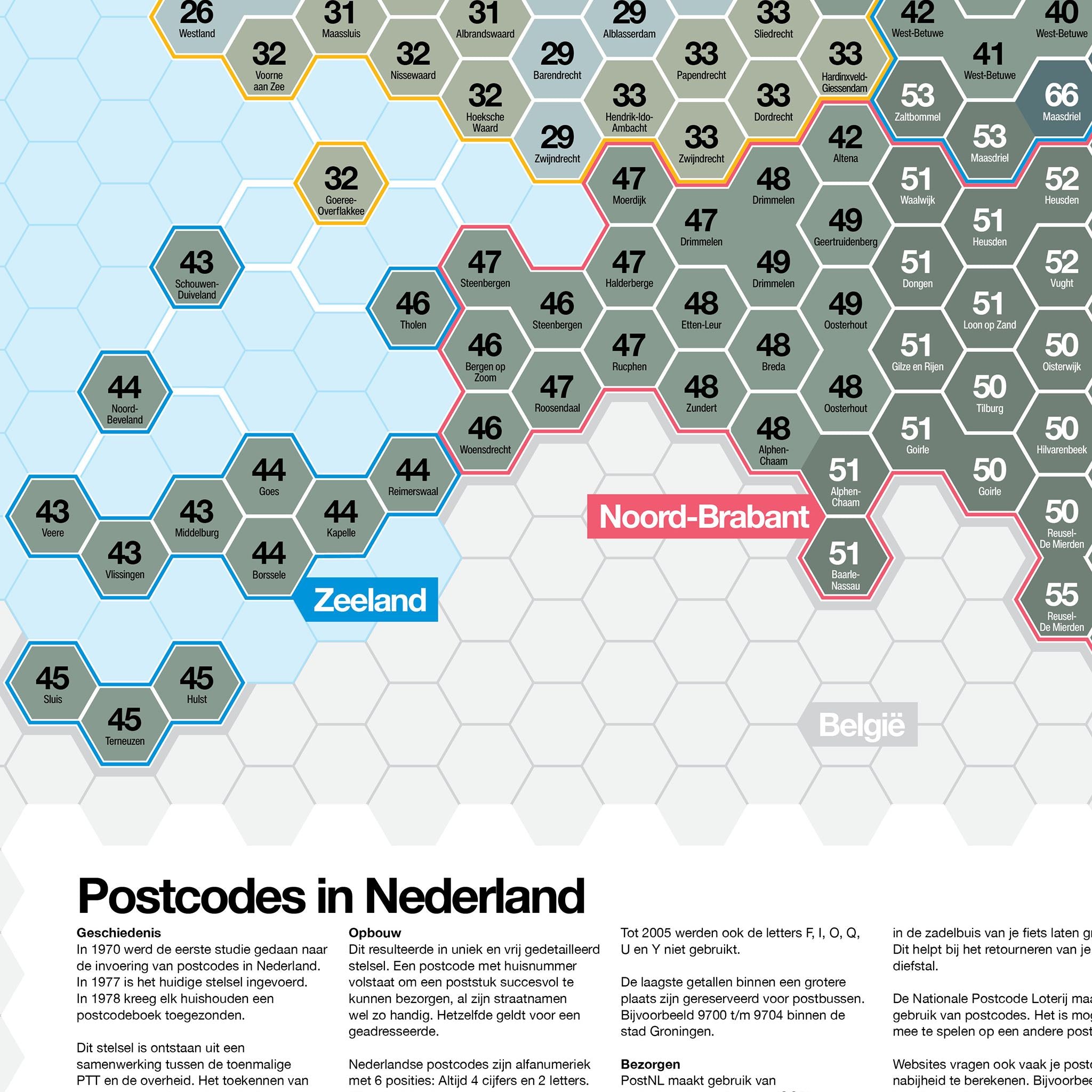 Postcode Map of the Netherlands