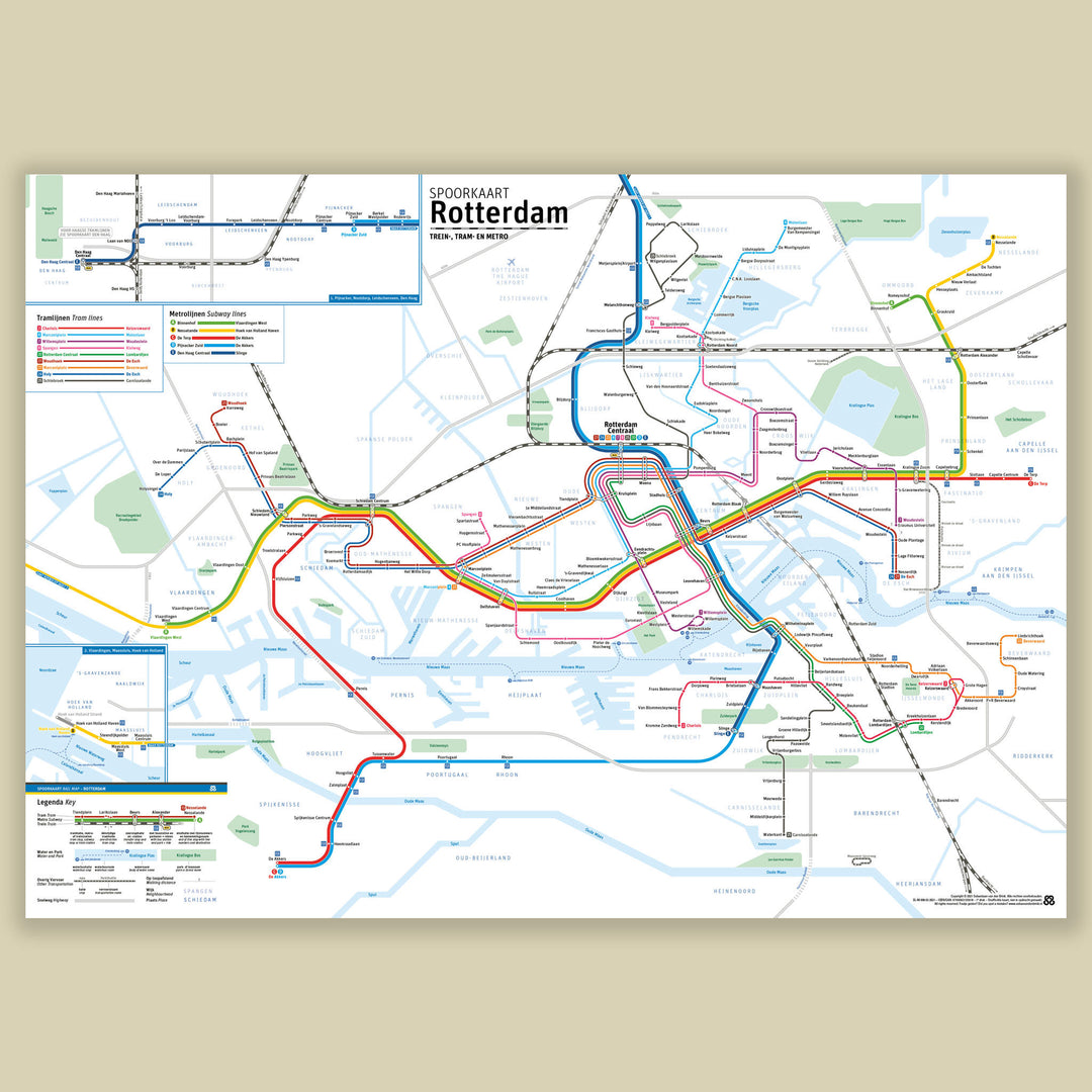 Rail Map Rotterdam