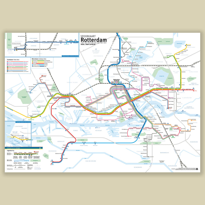 Rail Map Rotterdam